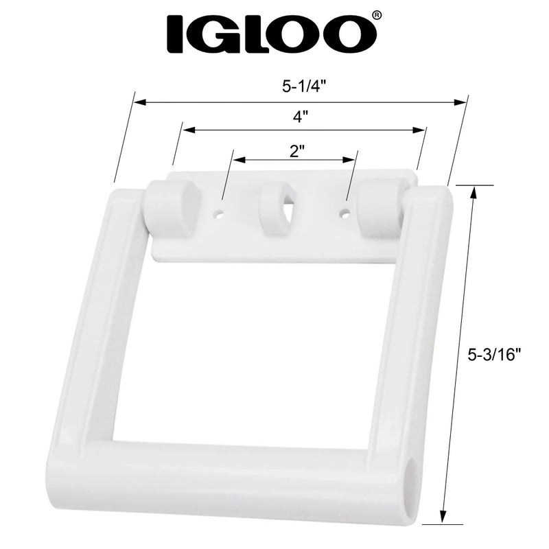 Igloo 21023 25-72 Quart Cooler Handle with Screws (White, 1 ea) - Image 2
